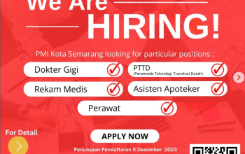 PMI, Palang Merah Indonesia, PMI Kota Semarang, PMI Semarang, lowongan kerja PMI Kota Semarang, lowongan kerja 2023, lowongan pekerjaan 2023