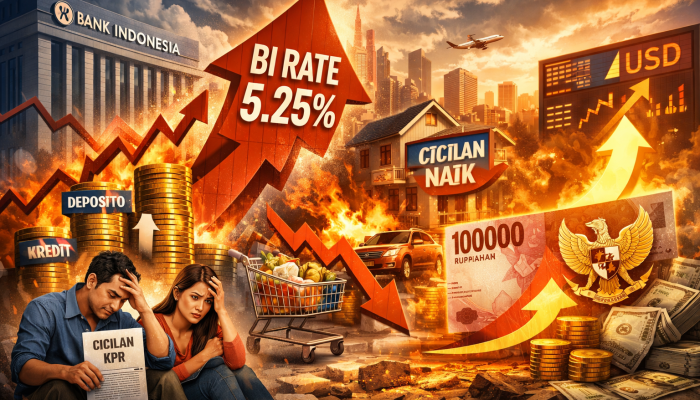 Akhirnya Bank Sentral Naikkan BI Rate 50 Bps Jadi 5,25%
